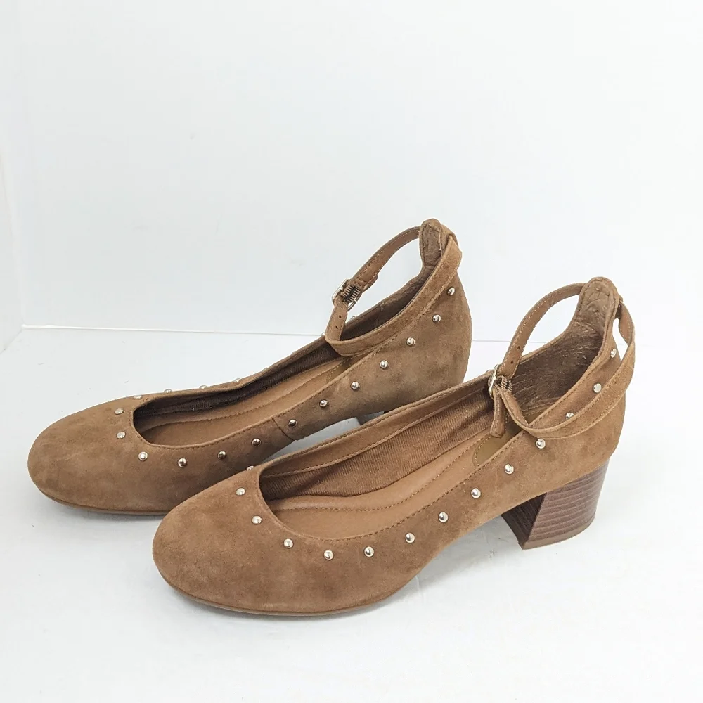 Eurosoft by Sofft suede devi block heels